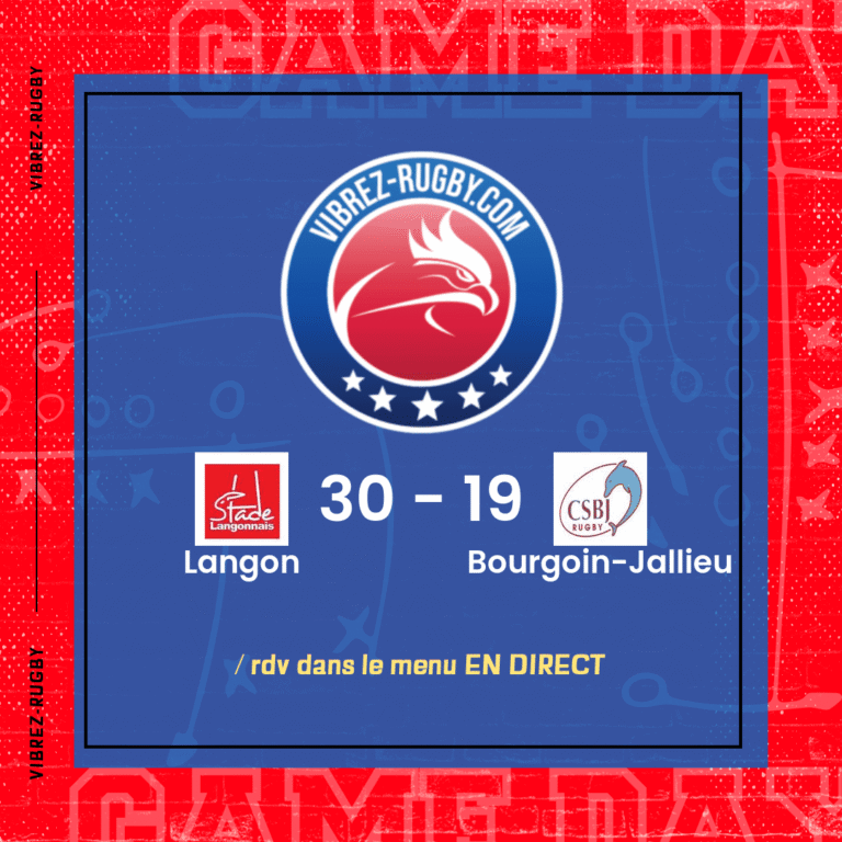 r&eacute;sultat Langon - Bourgoin-Jallieu