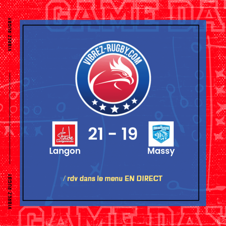 résultat Langon - Massy