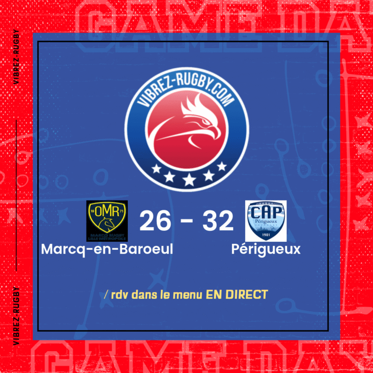 r&eacute;sultat Marcq-en-Baroeul - P&eacute;rigueux