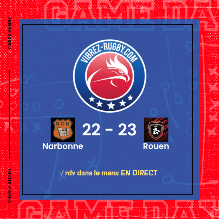 r&eacute;sultat Narbonne - Rouen