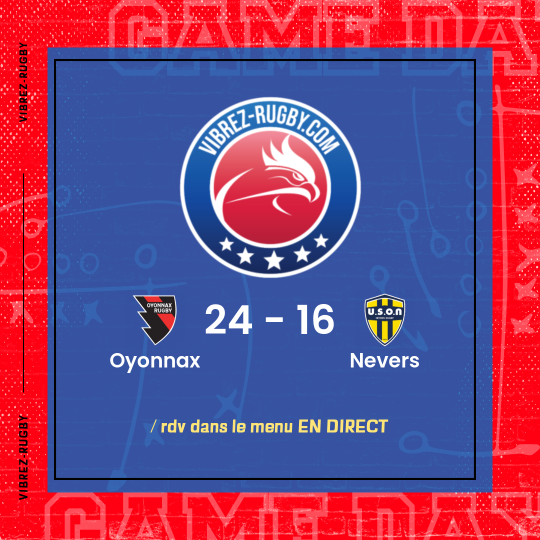 résultat Oyonnax - Nevers