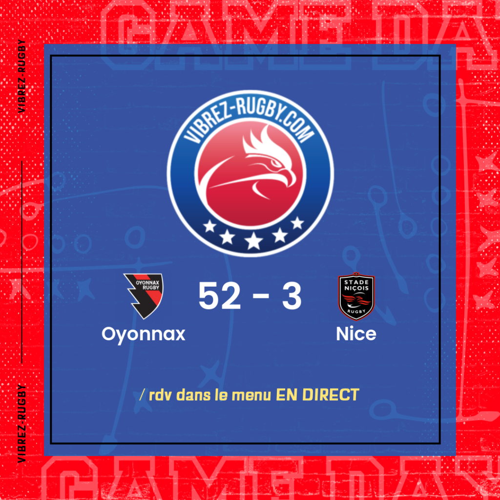 résultat Oyonnax - Nice