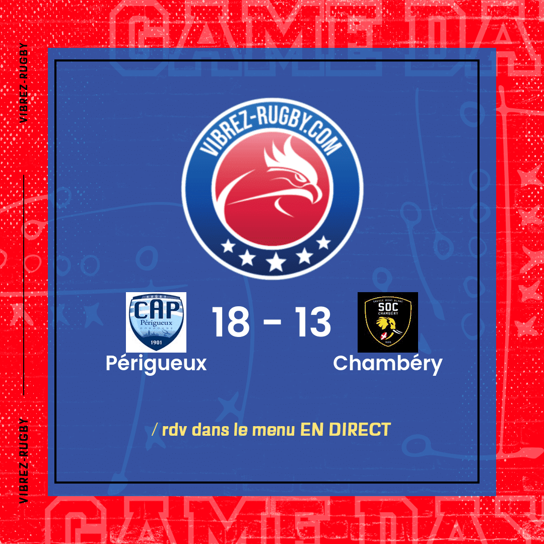 résultat Périgueux - Chambéry