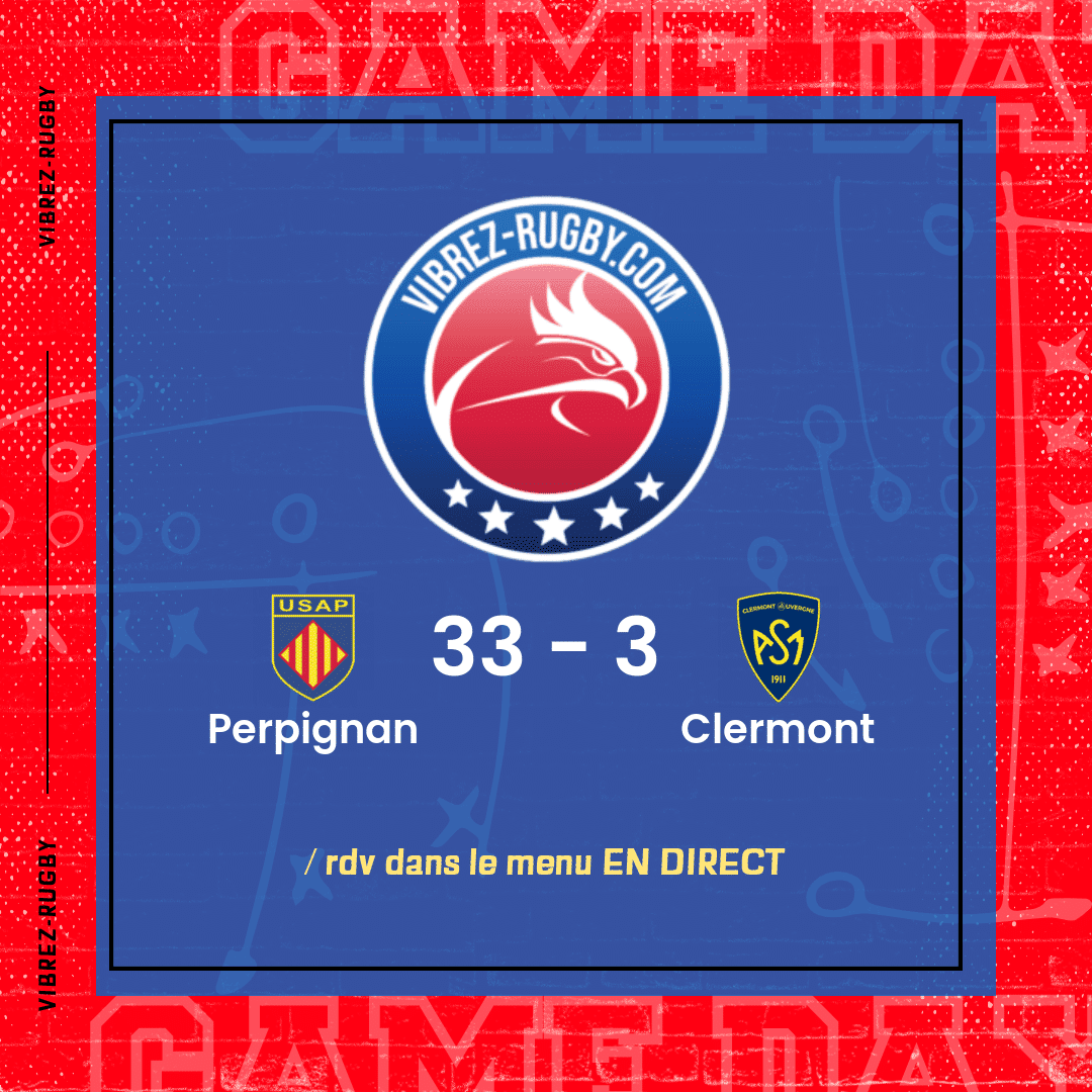 résultat Perpignan - Clermont