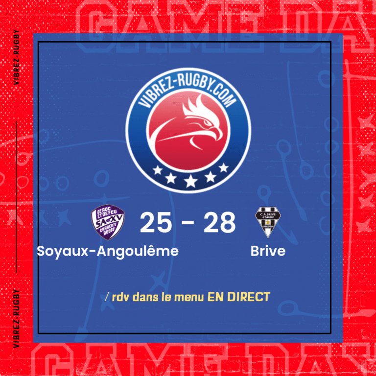 r&eacute;sultat Soyaux-Angoul&ecirc;me - Brive