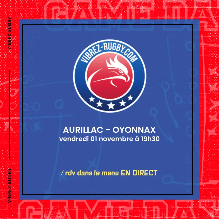 Aurillac - Oyonnax en direct