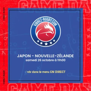 Japon - Nouvelle-Zélande en direct