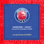 Narbonne - Massy en direct