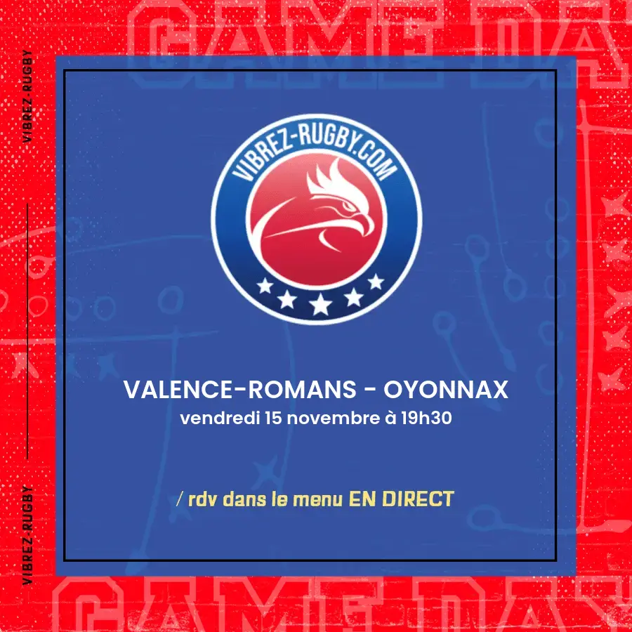 Valence-Romans - Oyonnax en direct