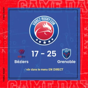 résultat Béziers - Grenoble