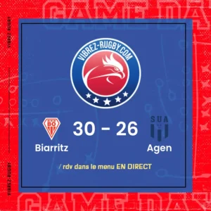 résultat Biarritz - Agen