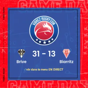 résultat Brive - Biarritz