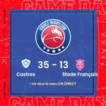 résultat Castres - Stade Français