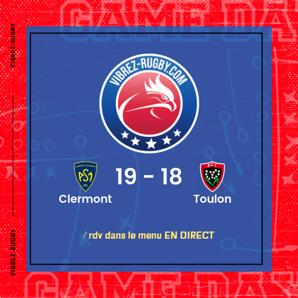 résultat Clermont - Toulon