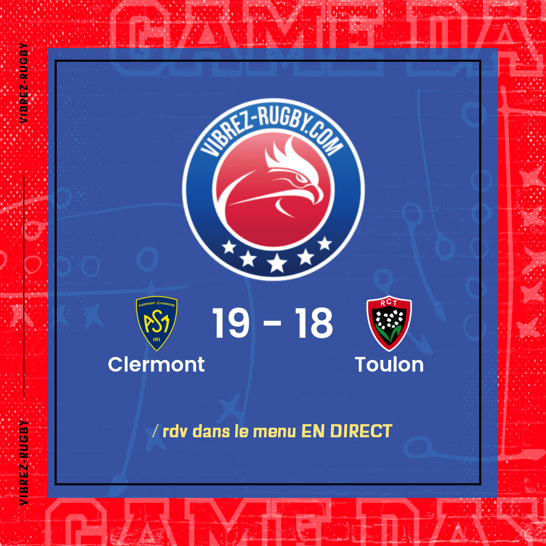 résultat Clermont - Toulon