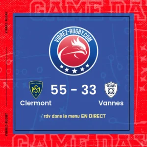 résultat Clermont - Vannes