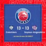 résultat Colomiers - Soyaux-Angoulême