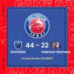 résultat Grenoble - Valence-Romans