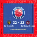 résultat La Rochelle - Bordeaux Bègles