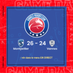 résultat Montpellier - Vannes