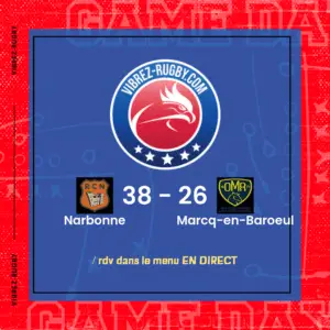 résultat Narbonne - Marcq-en-Baroeul