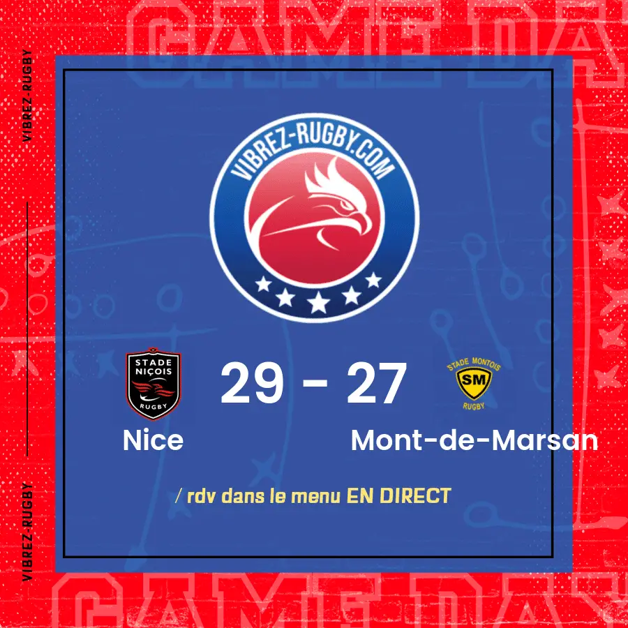 résultat Nice - Mont-de-Marsan