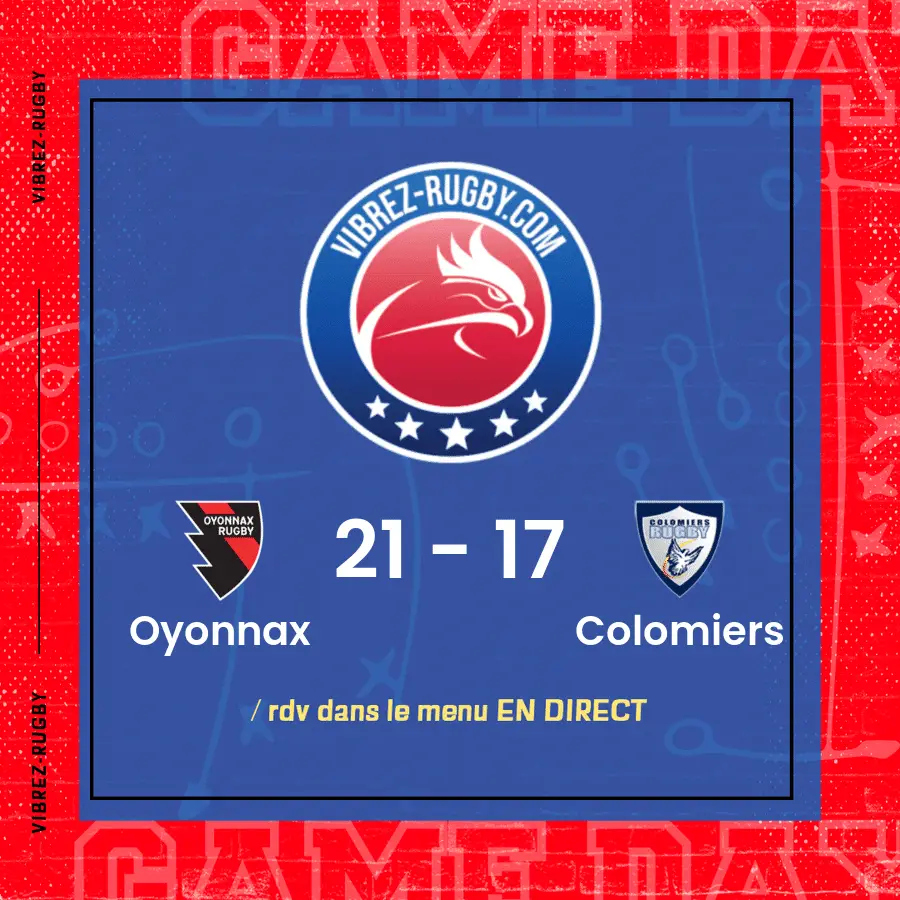 Résultat Oyonnax – Colomiers: 21-17