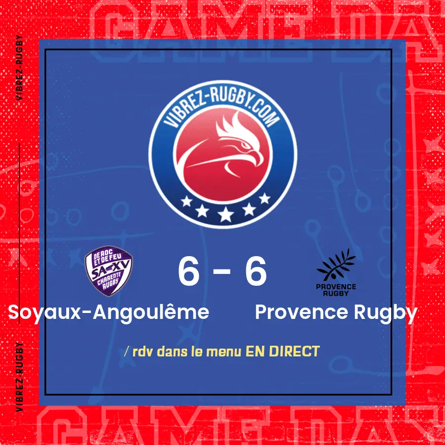 résultat Soyaux-Angoulême - Provence Rugby