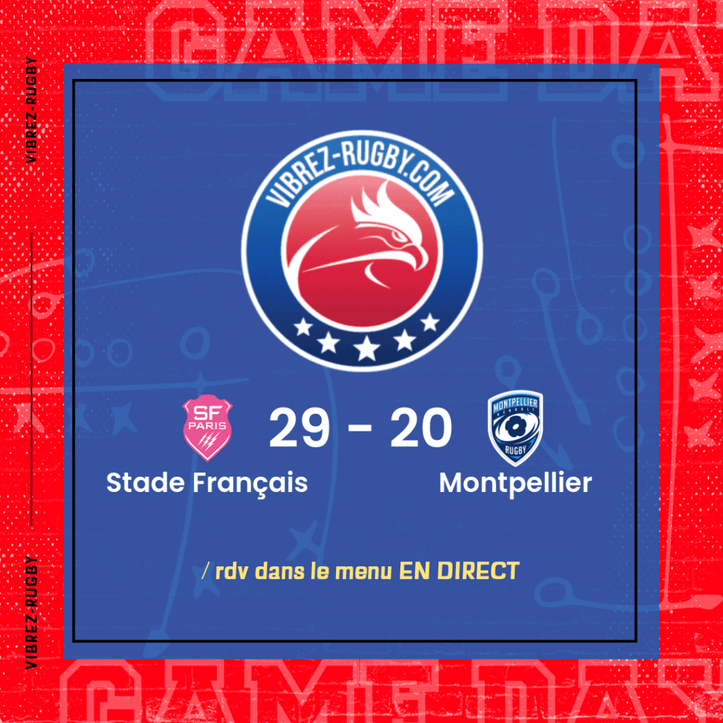 résultat Stade Français - Montpellier