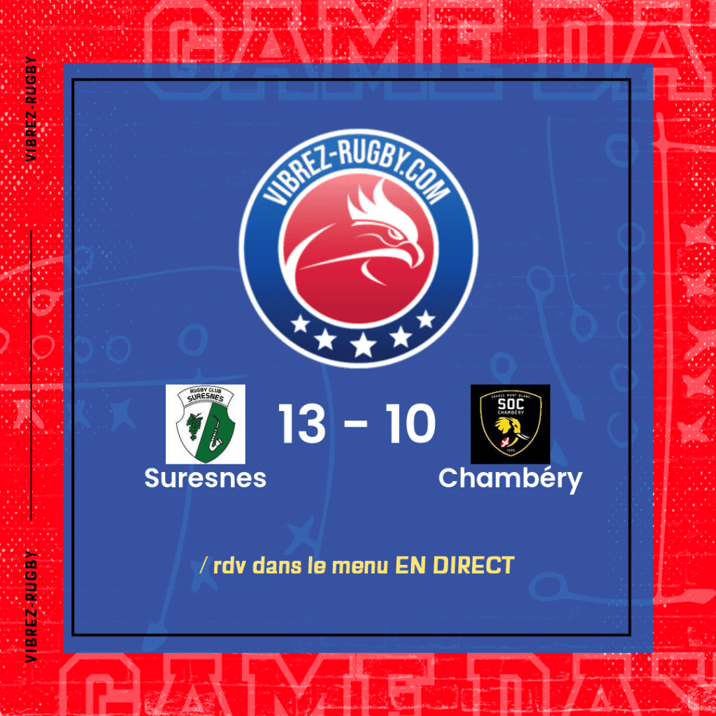 résultat Suresnes - Chambéry