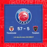 résultat Toulouse - Toulon