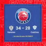 résultat Vannes - Castres