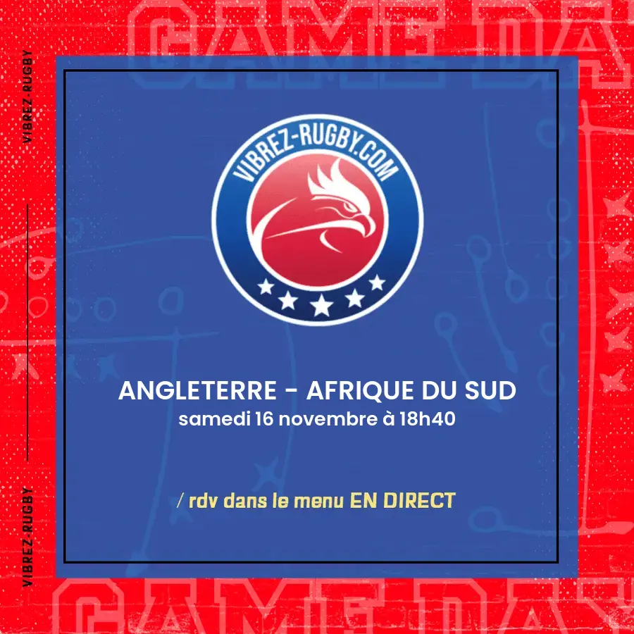 Angleterre - Afrique du Sud en direct