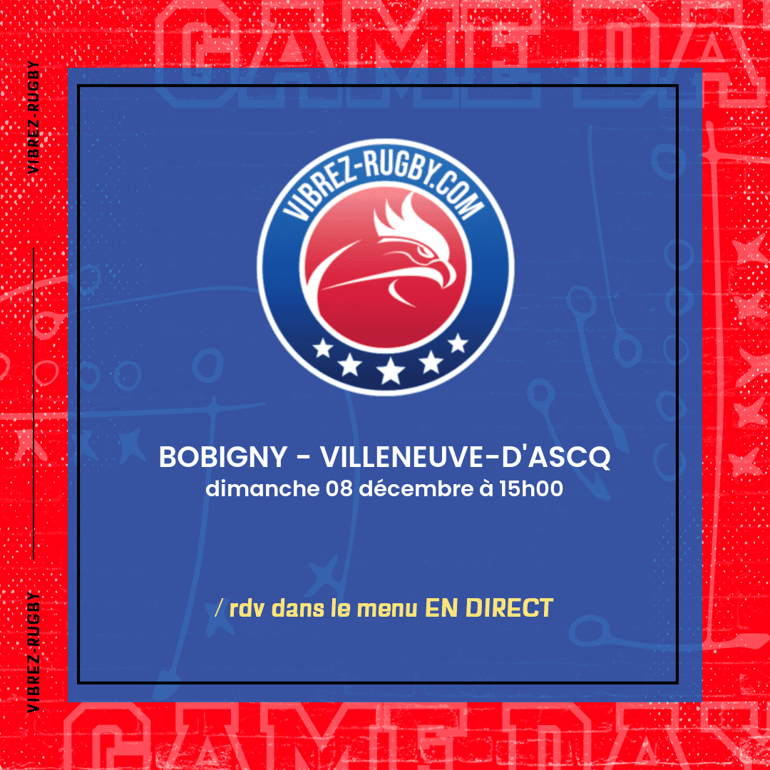 Bobigny - Villeneuve-d'Ascq en direct