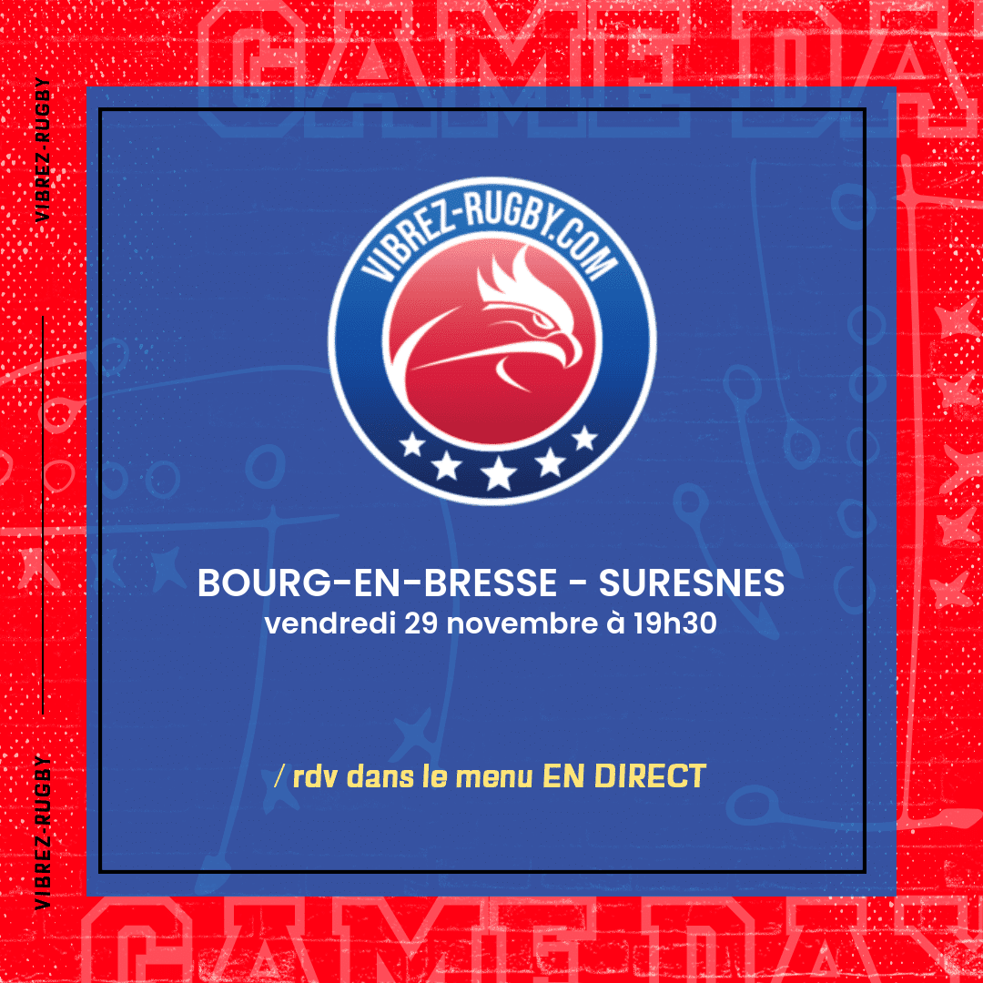 Bourg-en-Bresse - Suresnes en direct