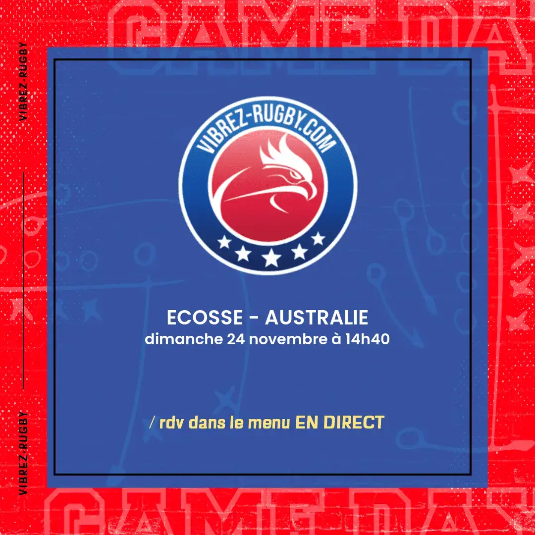 Ecosse - Australie en direct