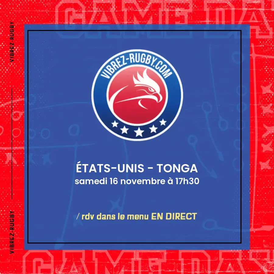 États-Unis - Tonga en direct