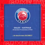 Galles - Australie en direct