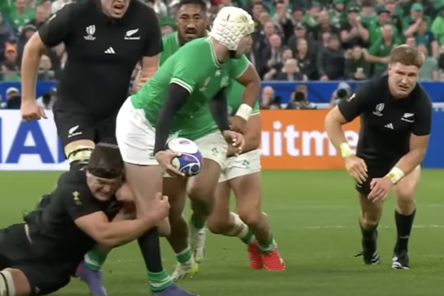 L’Irlande battue par la Nouvelle-Zélande dans un match acharné