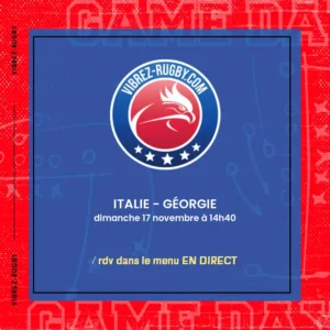 Italie - Géorgie en direct