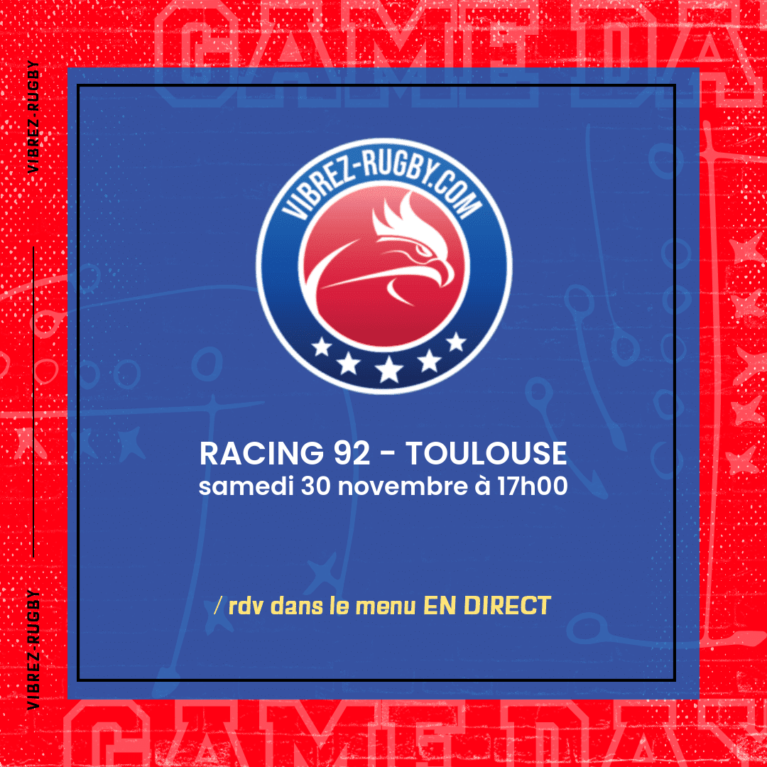 Racing 92 - Toulouse en direct