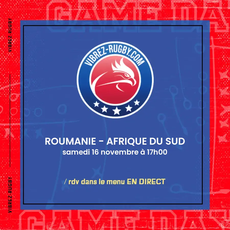 Roumanie - Afrique du Sud en direct