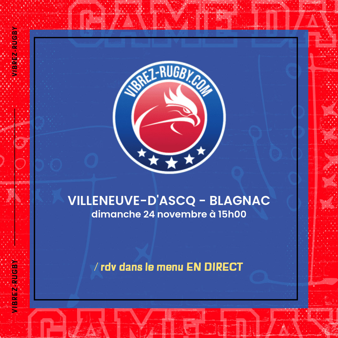 Villeneuve-d'Ascq - Blagnac en direct