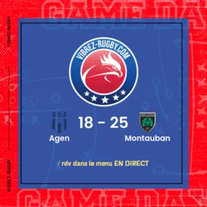 résultat Agen - Montauban