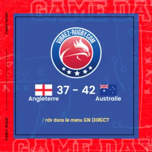 résultat Angleterre - Australie