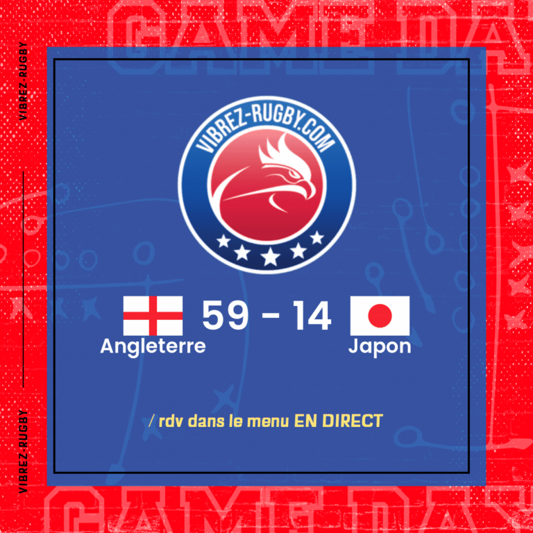 résultat Angleterre - Japon