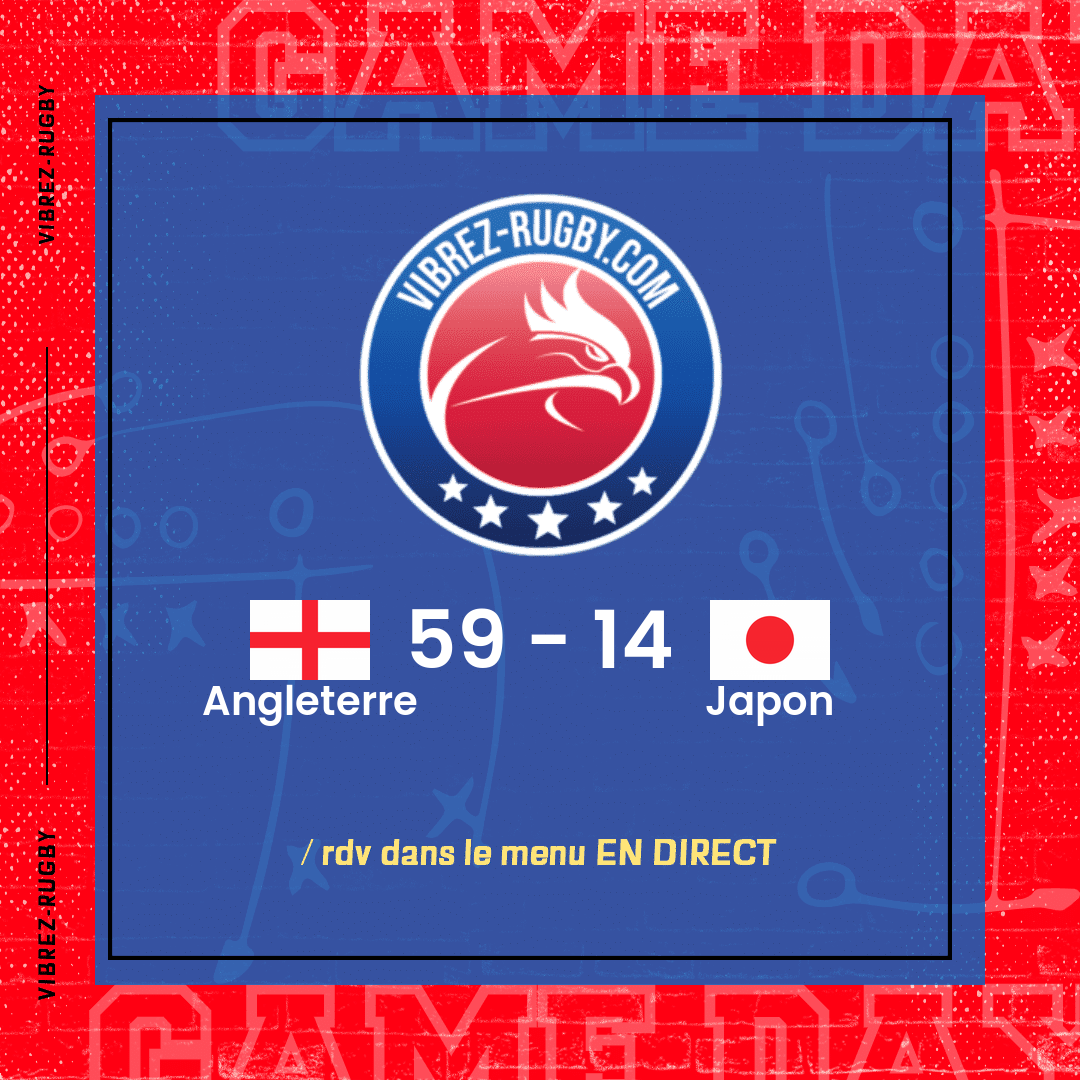 résultat Angleterre - Japon