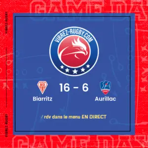 résultat Biarritz - Aurillac