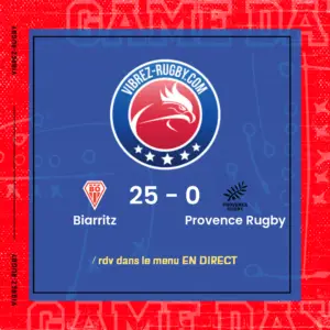 résultat Biarritz - Provence Rugby