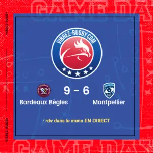 résultat Bordeaux Bègles - Montpellier